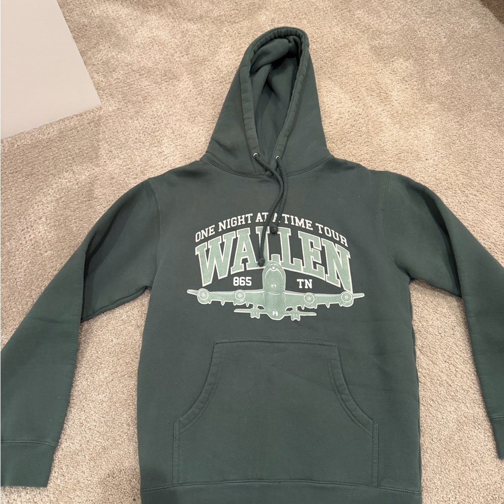Forest Green Graphic Hoodie